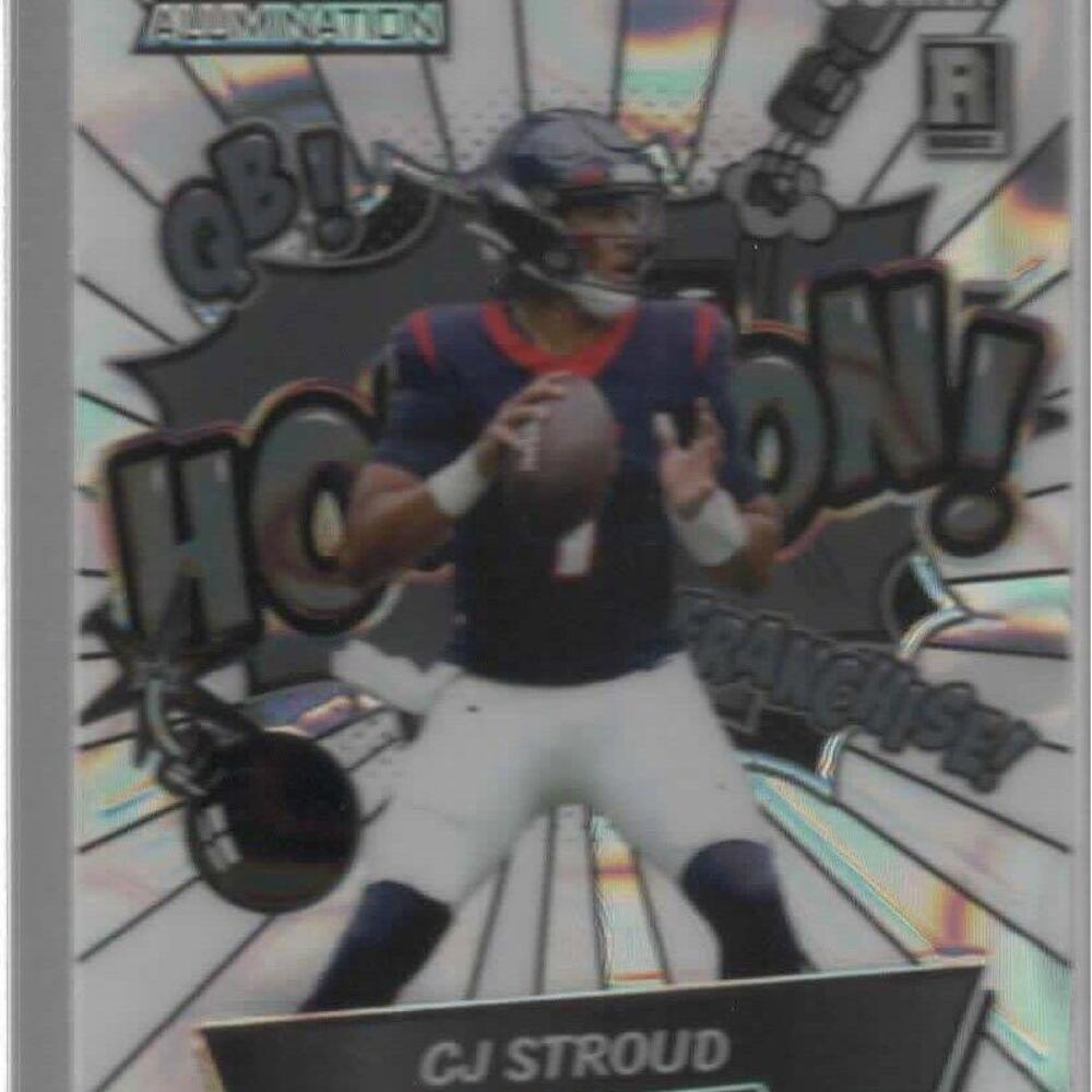 CJ Stroud QB HOOT! Autographed Football Trading Card - Rare 1/10 Limited Edition